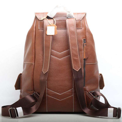 Vintage Inspired Leather School Bag Woyaza