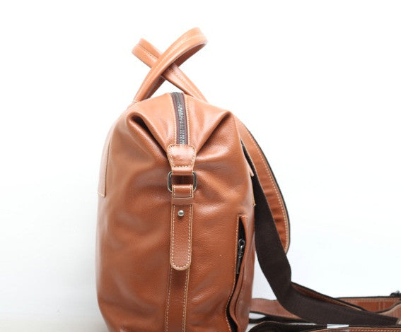Elegant Leather Laptop Backpacks for Travelers Woyaza