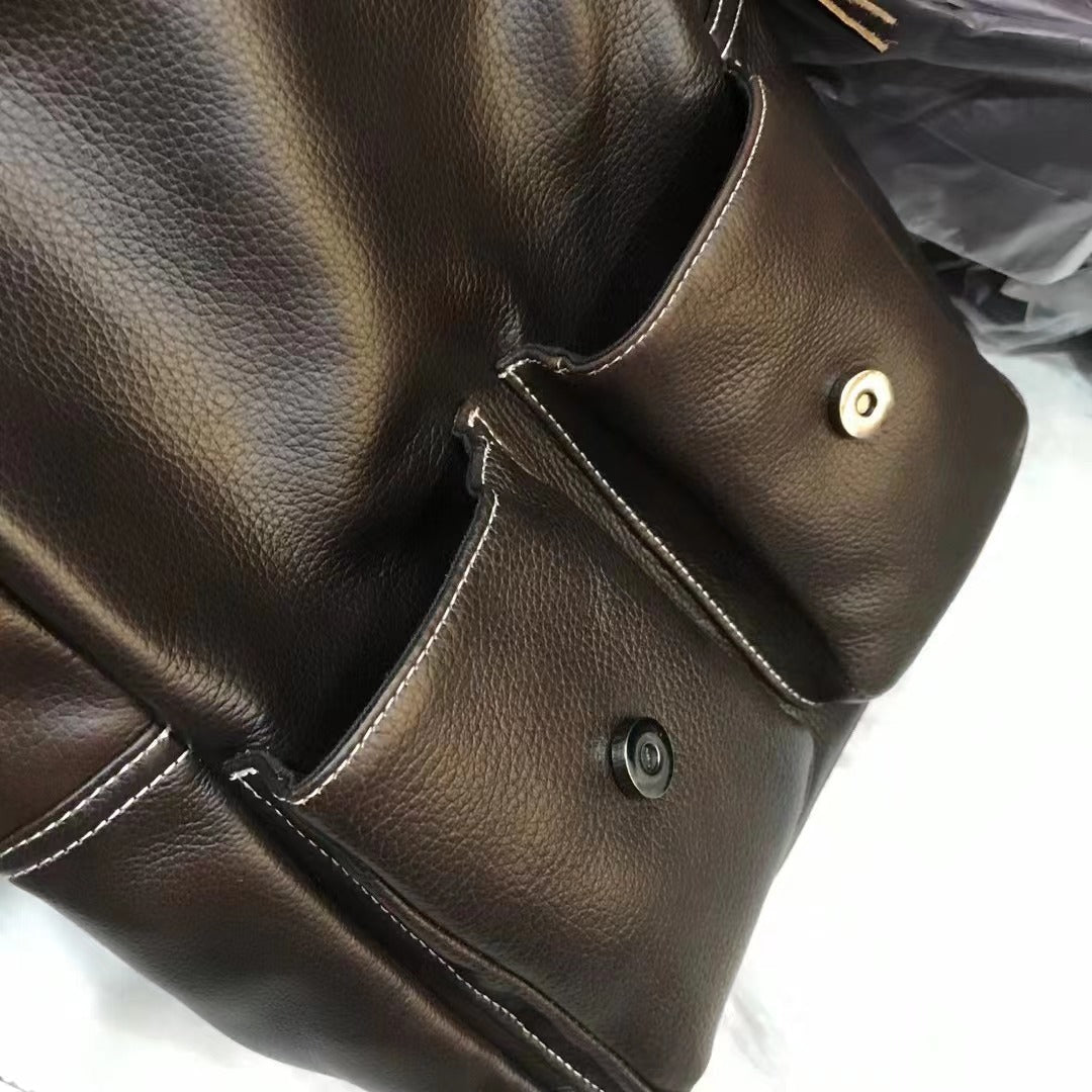 Premium Leather Backpack for Female Travelers woyaza