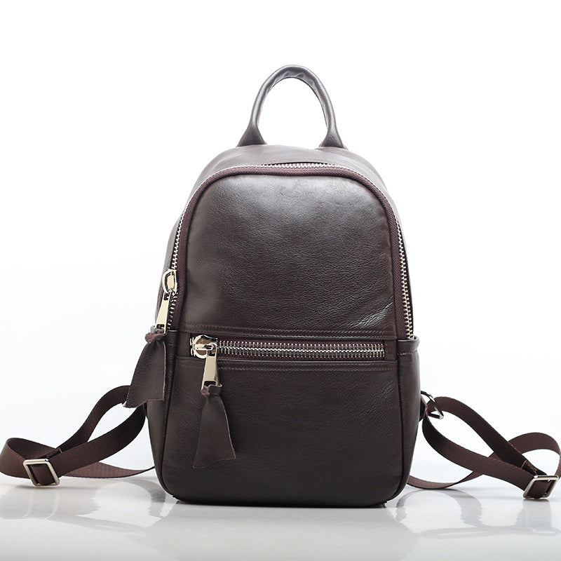 Classy Women's Leather Backpack for Stylish Commuting woyaza