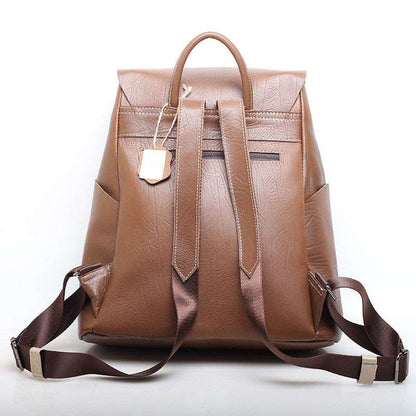 Premium Leather Backpack for Everyday Usage woyaza