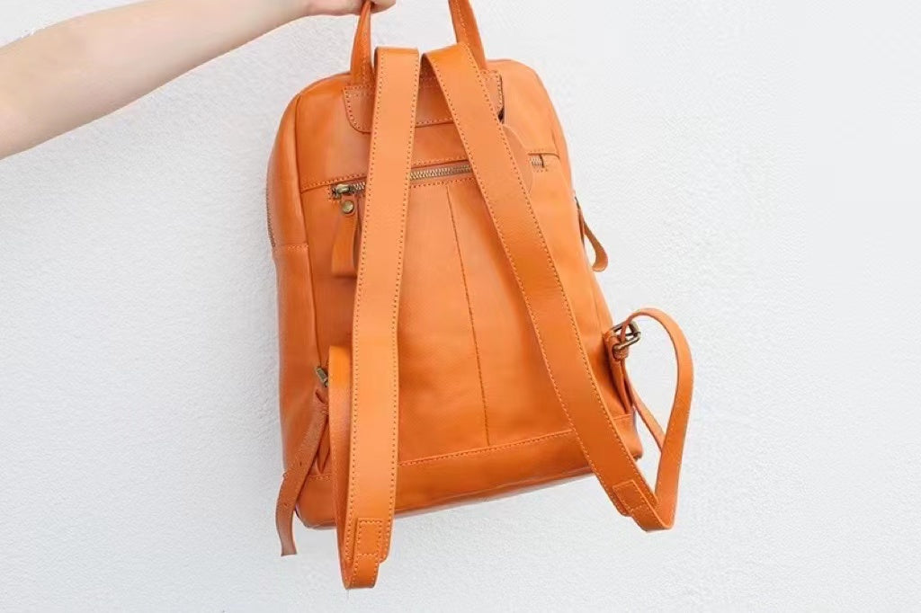 Timeless Leather School Bag for Ladies Woyaza