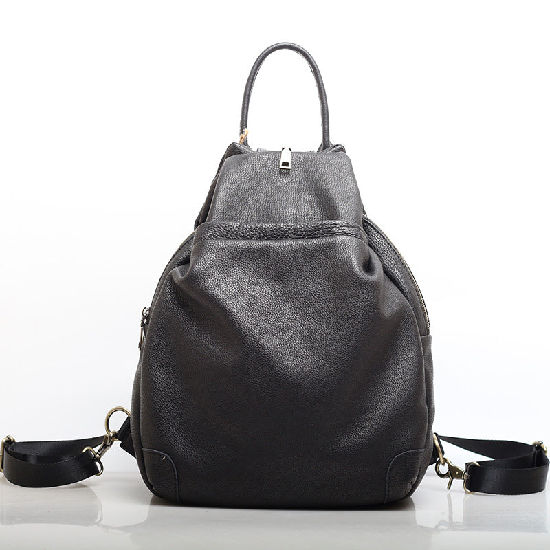 Modern Leather Schoolbag for Ladies Woyaza