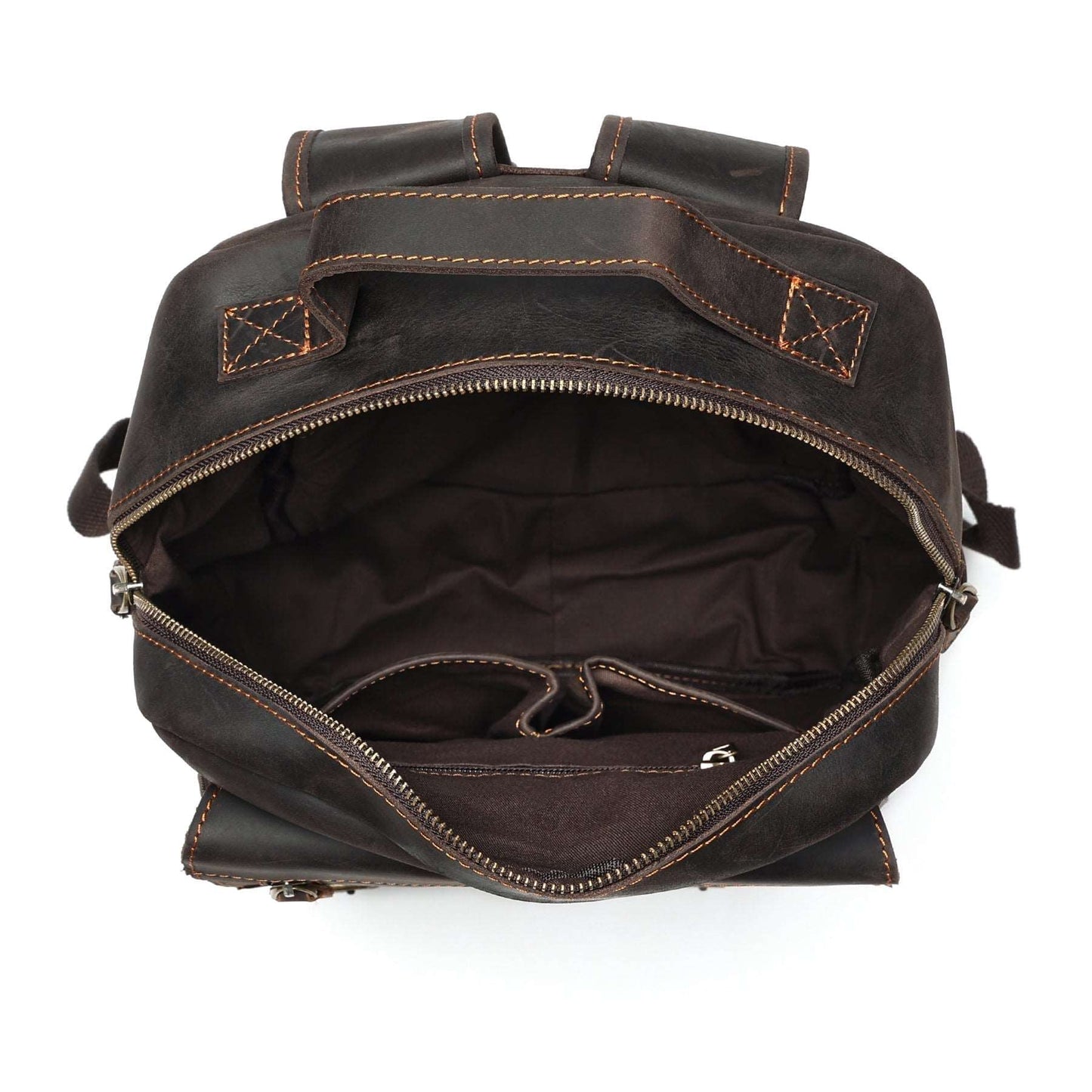 Genuine Leather Work Backpack Woyaza