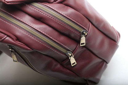 Fashionable Leather Knapsack for Women Woyaza