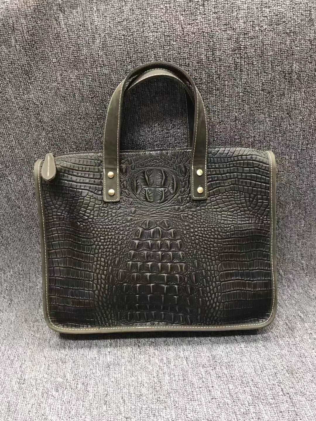 Deluxe Leather Messenger Bag woyaza