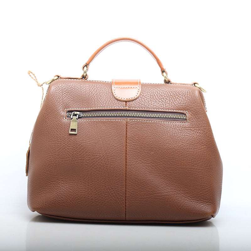 Sophisticated Leather Messenger Women's Bag Woyaza