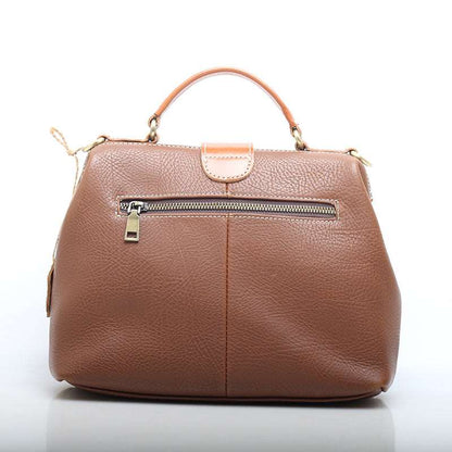 Sophisticated Leather Messenger Women's Bag Woyaza