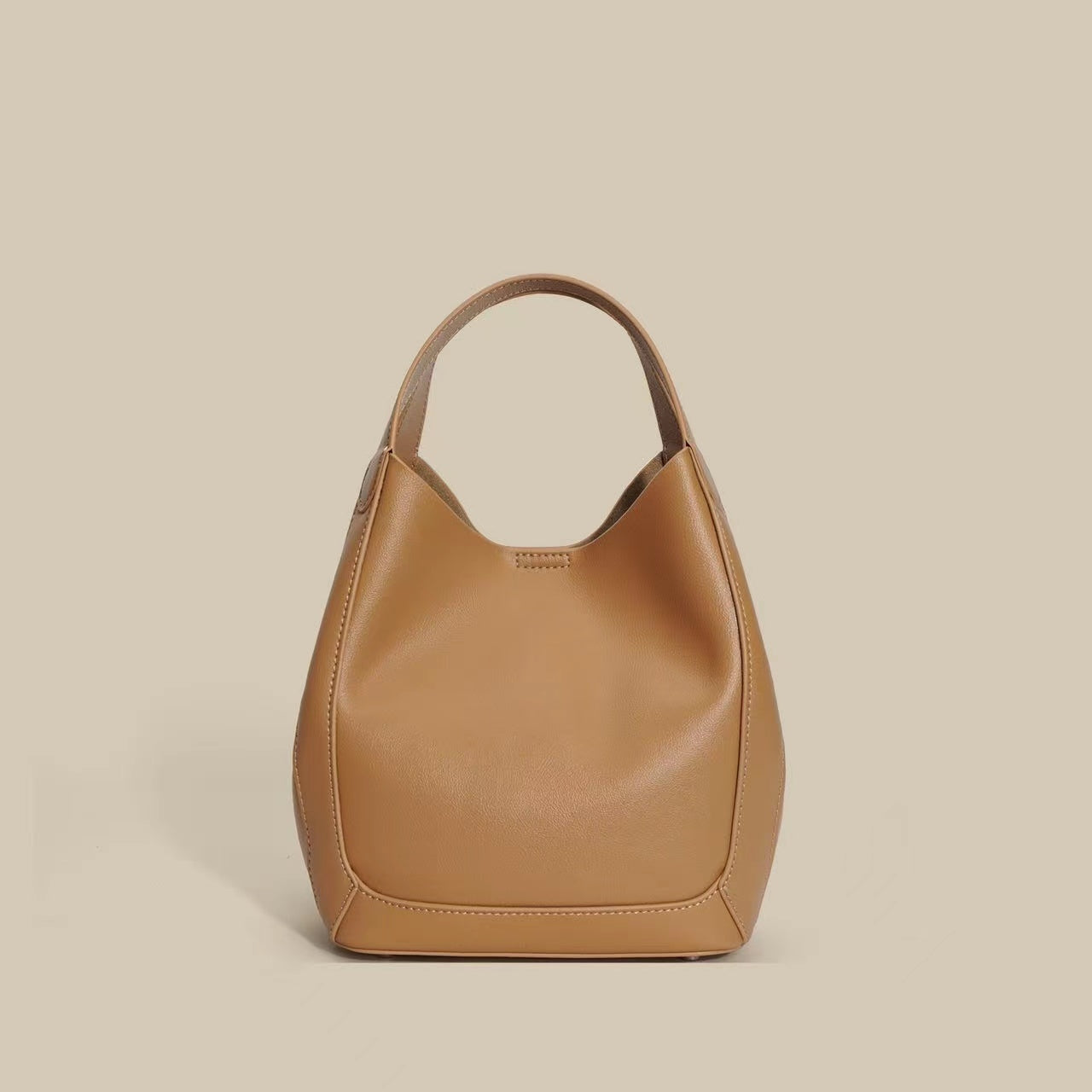 Sleek Leather Duffle Bag Women's Essential woyaza