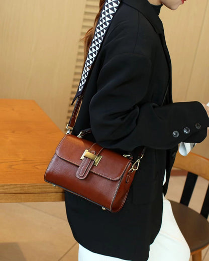 High-Quality Women's Stylish Leather Tote Messenger Bag Clutch woyaza