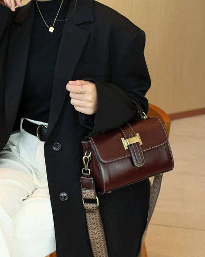 Sophisticated Women's Leather Tote Bag Handbag Crossbody Purse woyaza