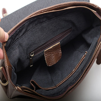 Premium Leather Postal Satchel for Everyone Woyaza