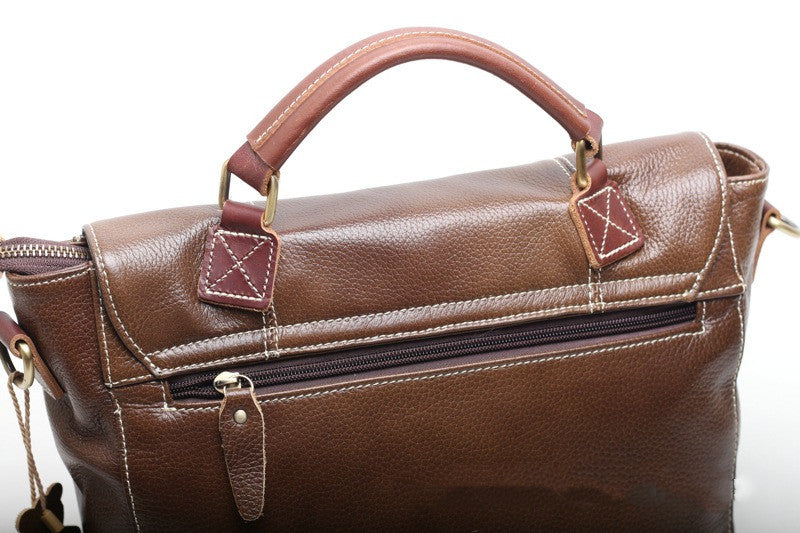 Fashionable Retro Leather Shoulder Bag Woyaza