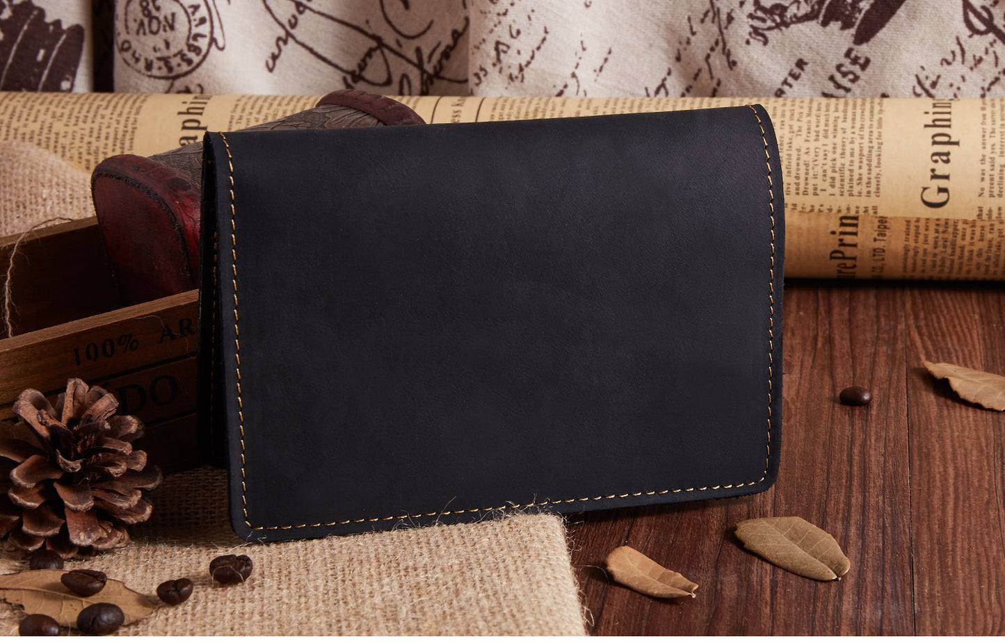 Exquisite Leather Passport Travel Wallet woyaza
