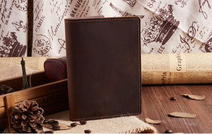 Classic Leather Passport Wallet Organizer woyaza