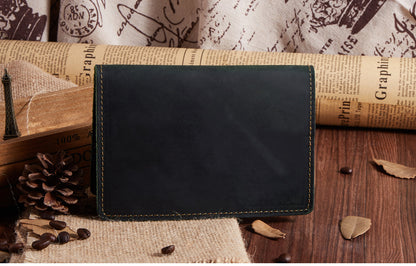 Timeless Leather Passport Holder Folio woyaza