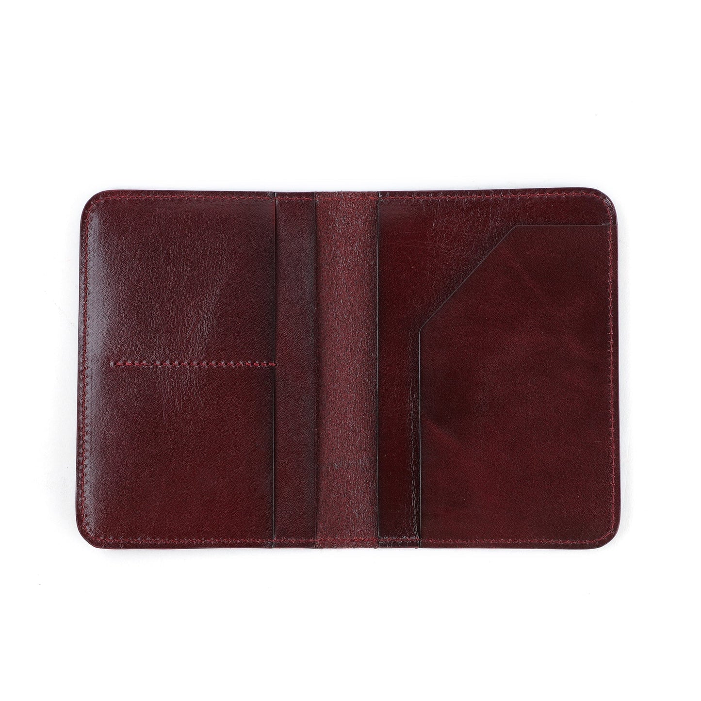 Compact Leather Passport Holder Woyaza