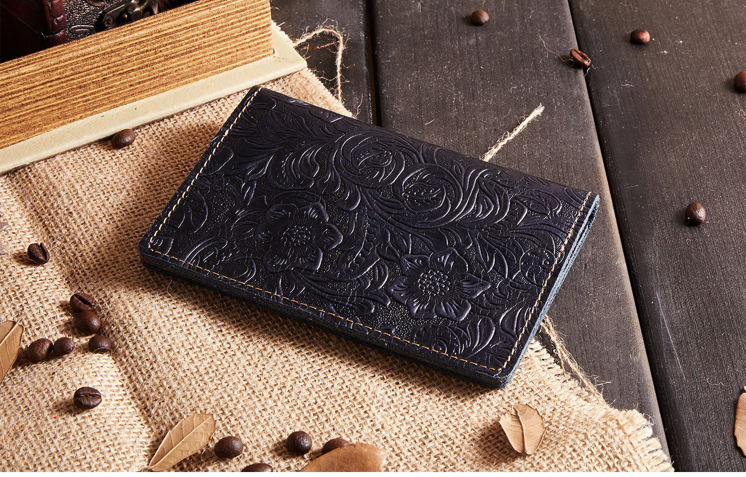 Elegant Leather Passport Cover Holder woyaza