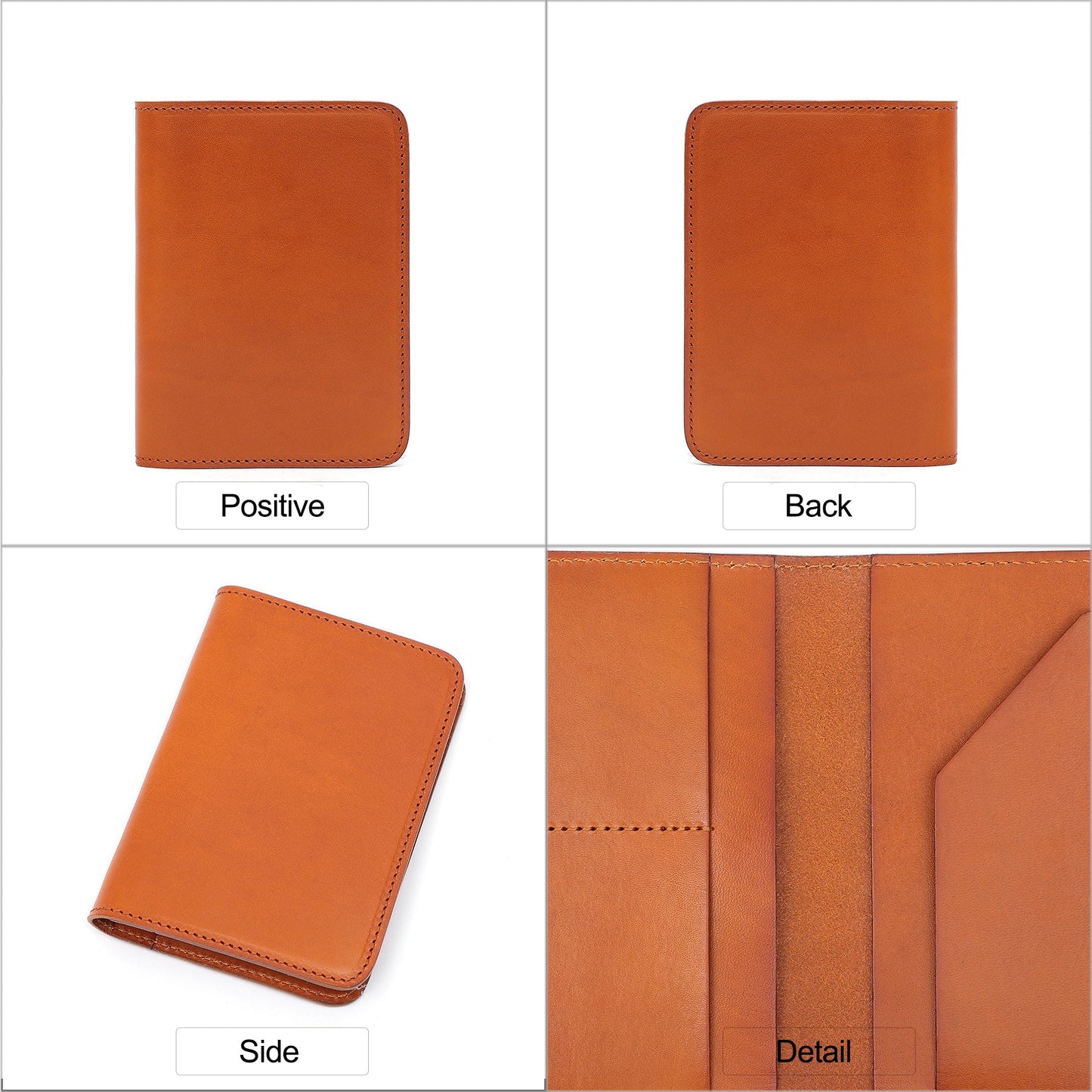 Slim Leather Passport Cover Woyaza