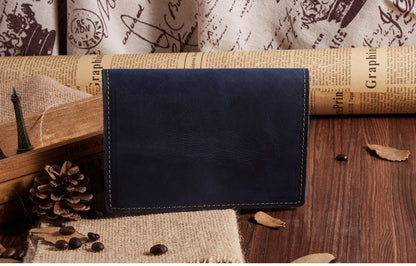 Genuine Leather Passport Protector Sleeve woyaza