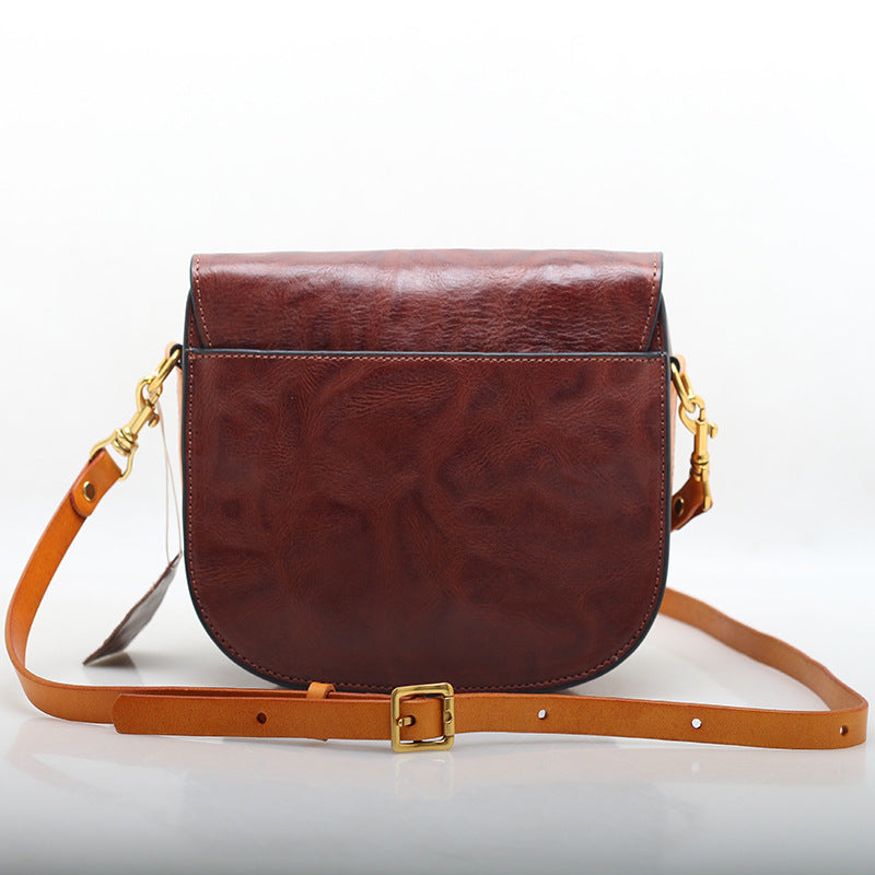 Elegant Vintage Leather Crossbody Bag woyaza
