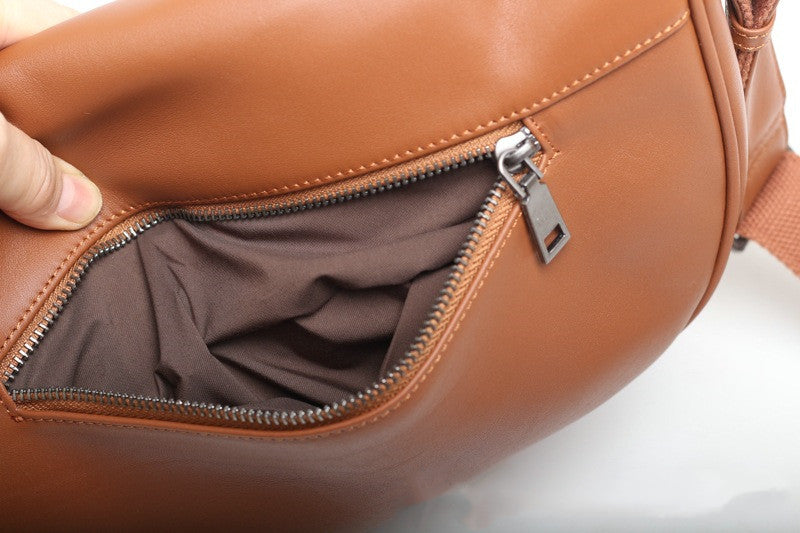 Luxury Retro Leather Crossbody Bag Woyaza