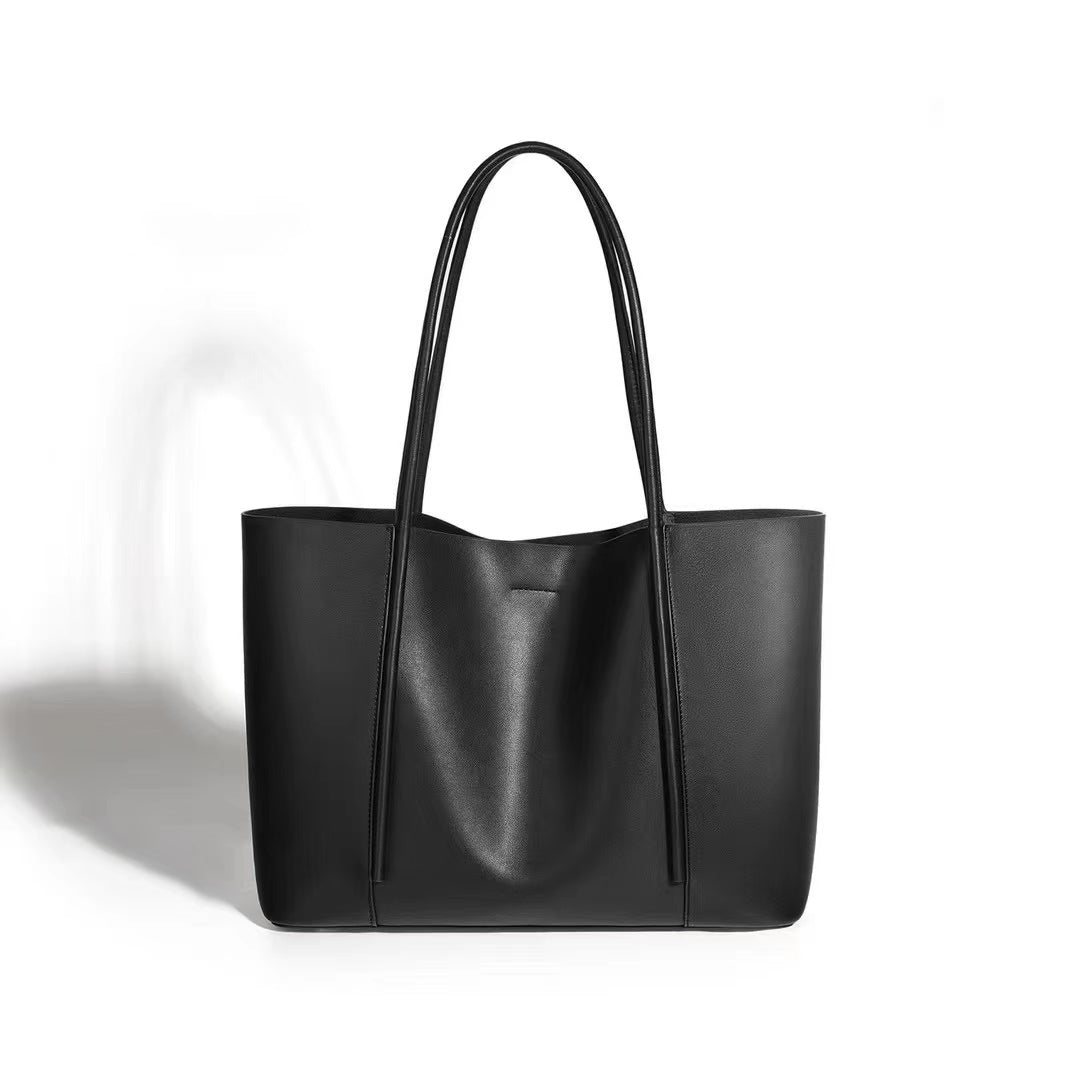 Exquisite Ladies' Elegant Soft Leather Fashion Tote for Work woyaza