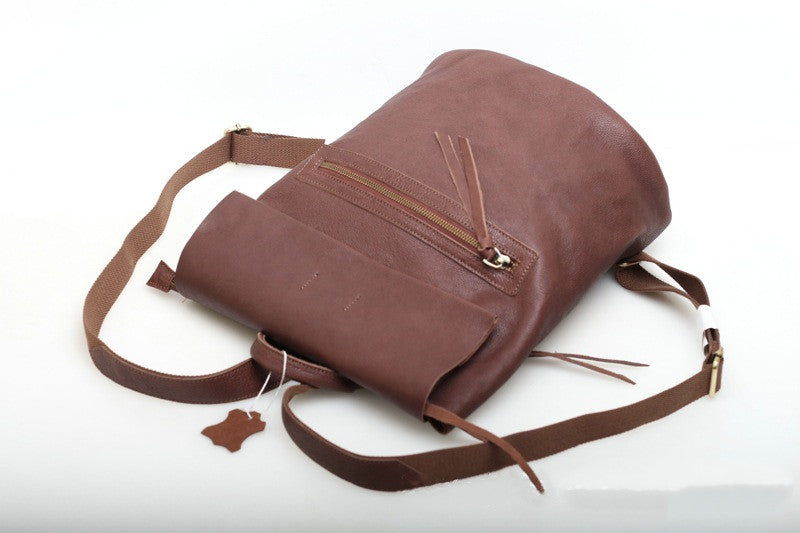 Chic Leather Travel Backpacks for Ladies woyaza