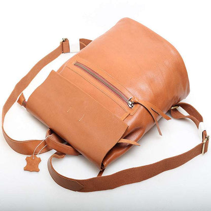 Fashionable Leather Rucksacks for Women woyaza