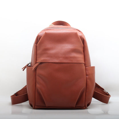 Modern Leather Laptop Backpack for Urban Women woyaza