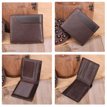 High-Quality Genuine Leather Men's Wallet woyaza