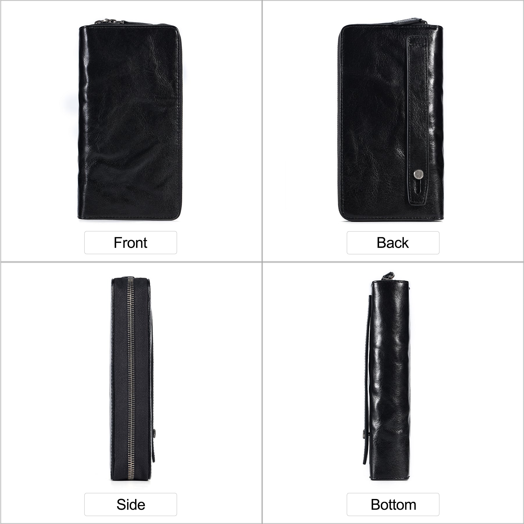 Men's RFID Blocking Leather Wallet with Sleek Design woyaza