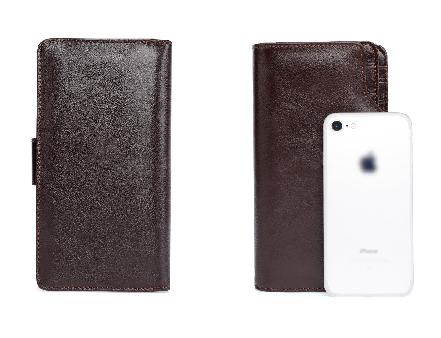 Classic Three-Fold Men's Leather Wallet Woyaza