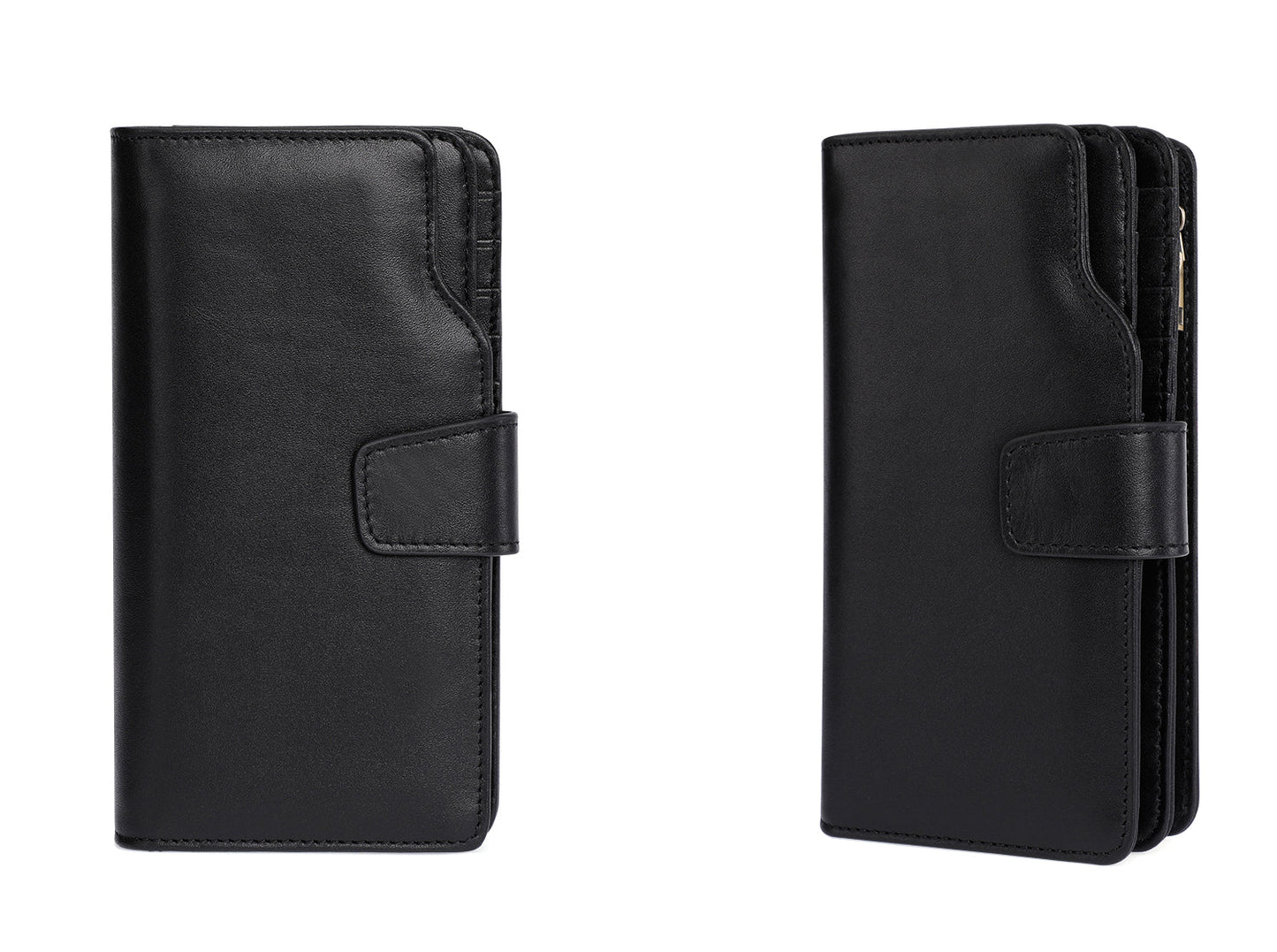 Premium Leather Trifold Men's Wallet Organizer Woyaza