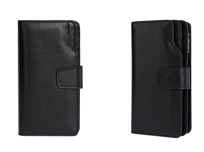 Premium Leather Trifold Men's Wallet Organizer Woyaza