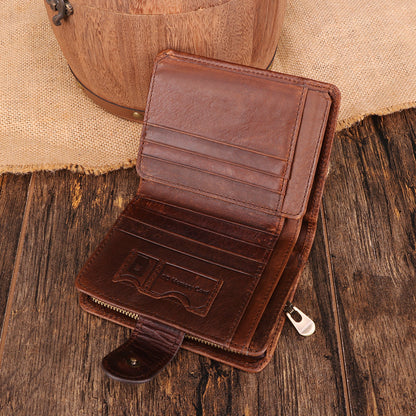 Compact Design Men's Leather Wallet woyaza