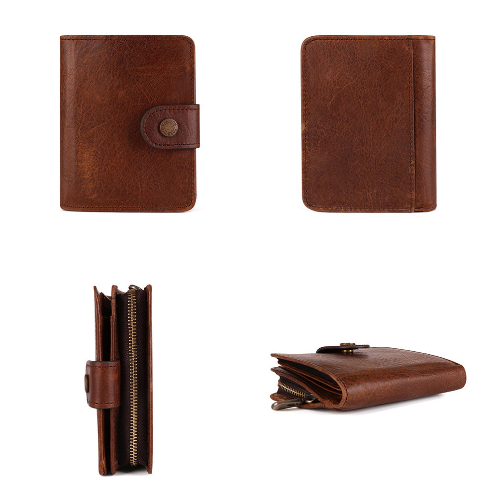 Sleek Design Genuine Leather Men's Wallet woyaza