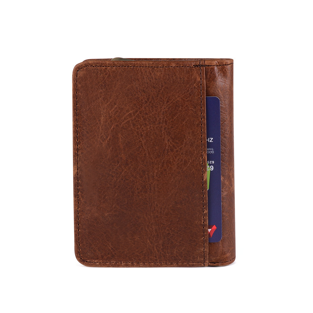 Stylish Men's Leather Folding Wallet woyaza