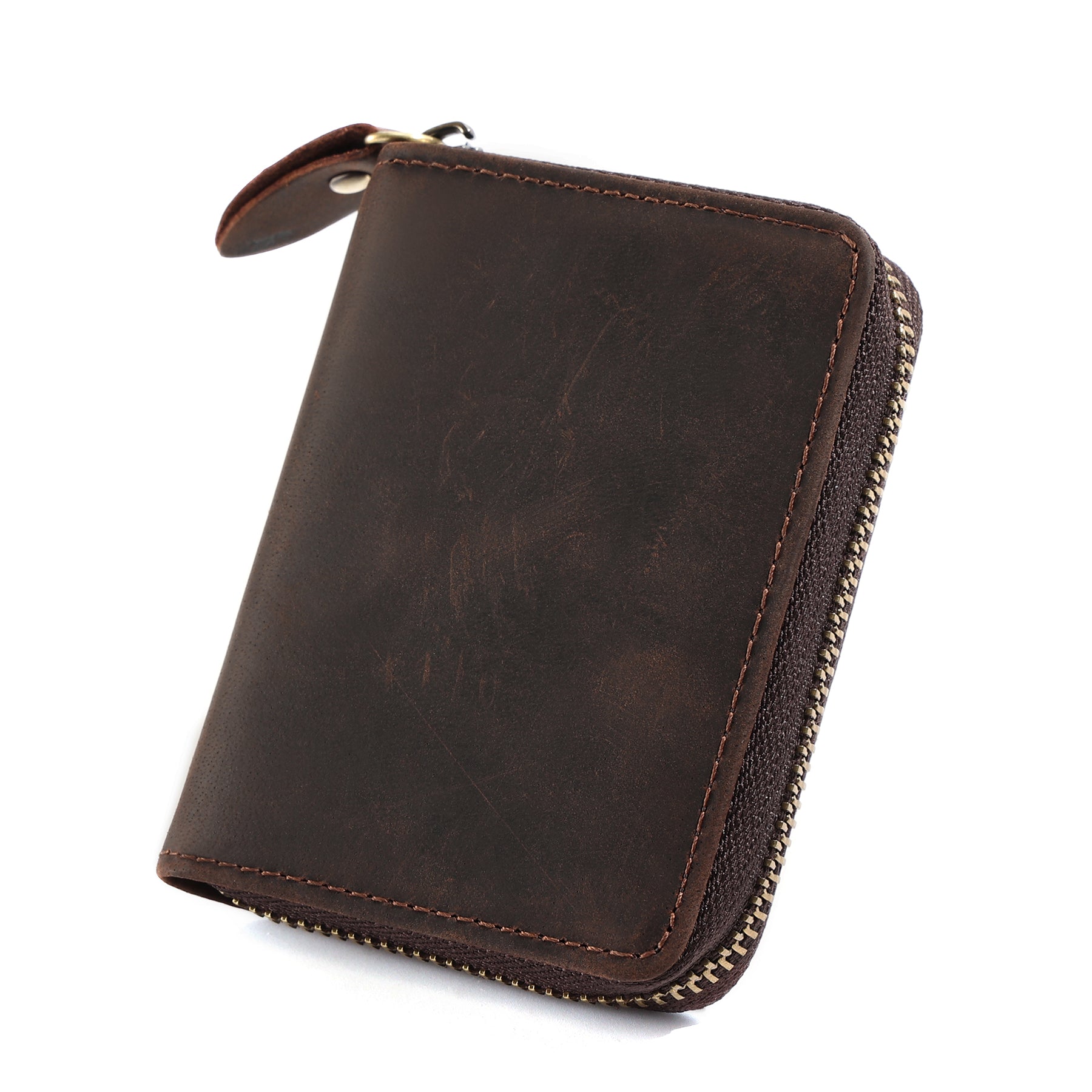 Modern Men's Leather Coin Keeper Woyaza