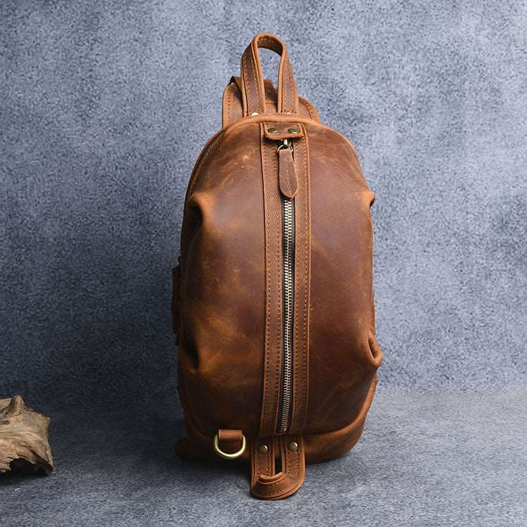 Time-honored Leather Crossbody Holster woyaza