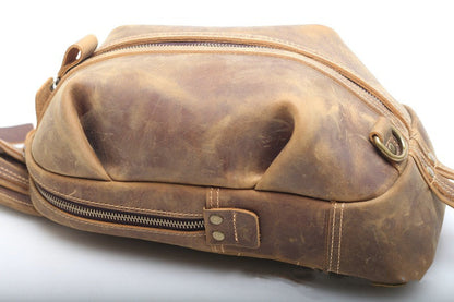 Timeless Leather Satchel Crossbody Bag woyaza