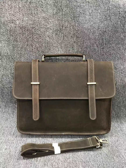 Retro Style Laptop Messenger Satchel for Men Woyaza