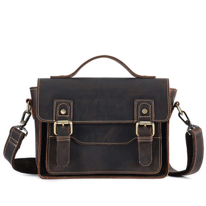 Elegant Leather Work Briefcase for Men woyaza