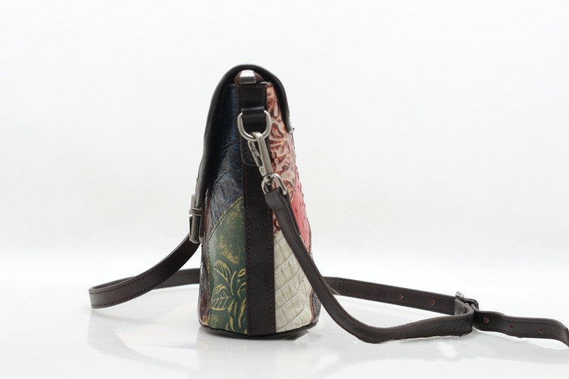 Women's Vintage Style Leather Satchel Bag Woyaza