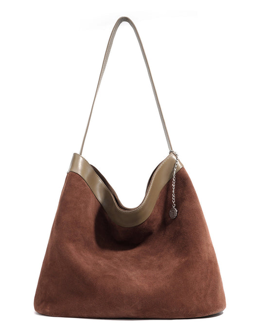 Soft Leather Women's Tote Bag with Shoulder Strap for Everyday Use