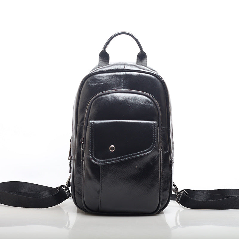 Classic Design Leather Crossbody Backpack woyaza