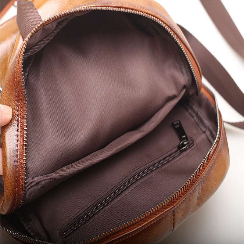 Sophisticated Leather Crossbody Shoulder Bag woyaza
