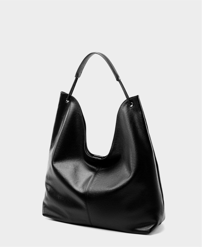 Women’s Fashion Soft Leather Tote Bag for Commuting and Daily Use