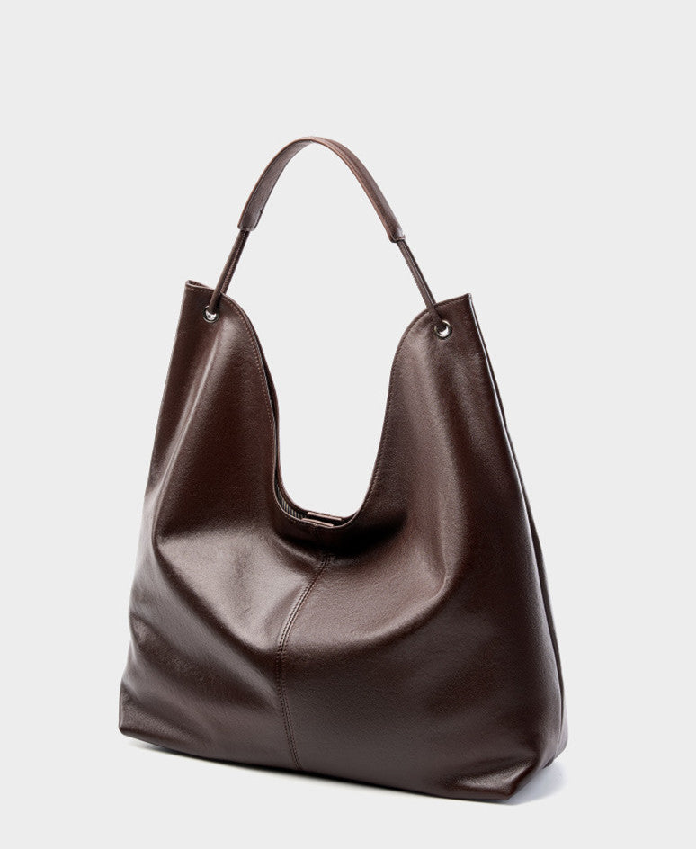 Natural Leather Shoulder Bag