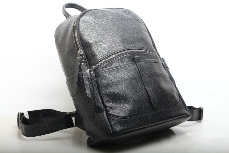 Fashionable Leather Laptop Backpack woyaza